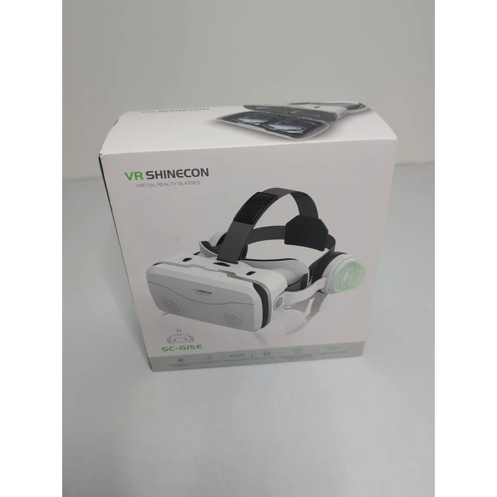 VR Shinecon Virtual Reality Glasses White SC-GI5E
